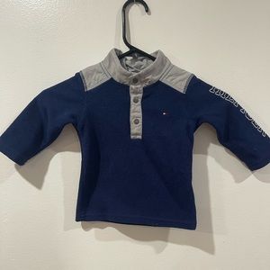 TOMMY HILFIGER TODDLER BOY'S 12 MONTHS PULLOVER 1/4 ZIP EUC